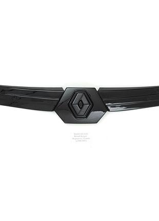 Зимова накладка на renault kangoo 2003-2007 решітка 3 спиці "fly" глянець