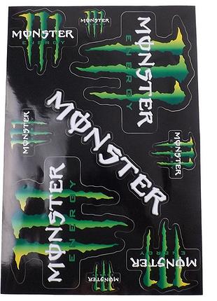 Налипка мото "monster energy" (21x31) малый