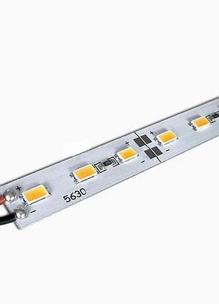 Лента 24v - 8см - синяя - (5630) - 1а 7led алюминий в силиконе