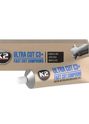 Полироль кузова воск 100g "k2" k0021 ultra cut c3+ (k20417)