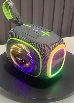 Колонка hopestar partybox mini 10w (bluetooth/fm,microcd,usb,aux) black