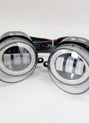 Дополнительные led фары - toyota rav 4, camry 09-16 45w белый/желтый+drl 3000k-6000k