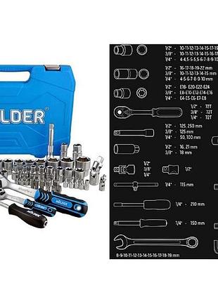 Набор инструментов 219од. 1/2-1/4-3/8" "molder" (mt60219)