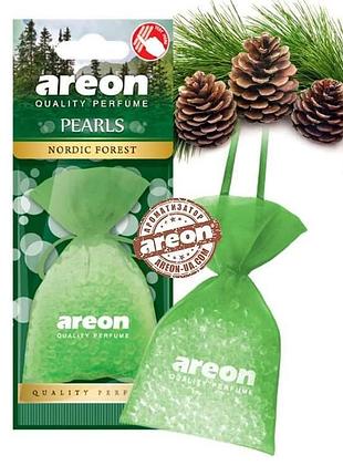 Освіжувач силіконові гранули 25gr - "areon" - pearls - nordic forest (північний ліс) (12шт/72ящ)
