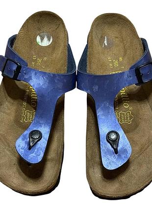 Birkenstock ортопедичні шльопанці сині р. 40 (26 см)