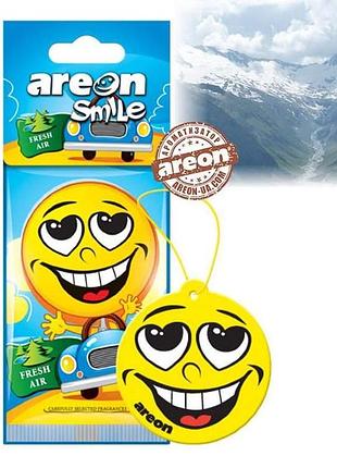 Освежитель сухой лист - "areon" - smile dry - fresh air (свежесть) (10шт/360ящ)