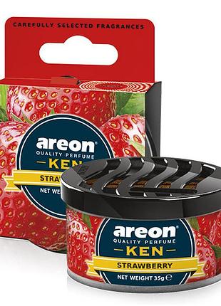 Освежитель сухой консерва 35gr - "areon" - ken - strawberry (клубника) (12шт/уп)