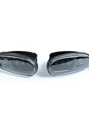 Додаткові led фари - daewoo lanos 45w+drl біла металевий корпус "лідер"