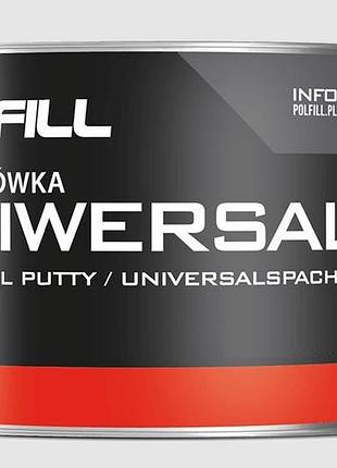 Шпатлевка универсальная 1000g "polfill" с отвердителем 43110