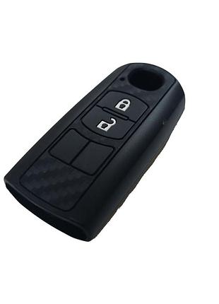 Чехол на пульт сигнализации силиконовый mazda zn 2 carbon 1094 (4043)