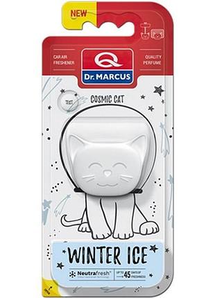 Освіжувач - "marcus" - cosmic cat - winter ice (зимовий лід) (16шт/уп) 991