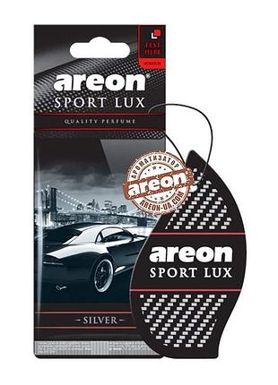 Освежитель сухой лист - "areon" - lux sport - silver (серебро) (10шт/уп)