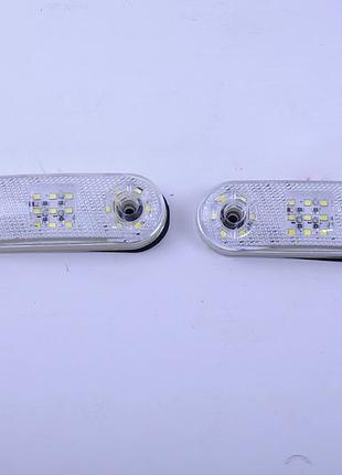 Габарит - білий - 115х40мм - 12/24v led 18 діод - "thoc auto" тн-1830 (2шт)