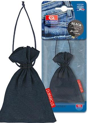 Освіжувач силікон гранули 20gr - "marcus" - fresh bag denim - black (блек) (16шт/уп)