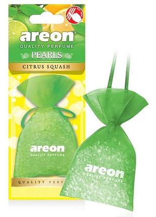 Освежитель силиконовые гранулы 25gr - "areon" - pearls - citrus squash (цетрусовый сквош) (12шт/72ящ)