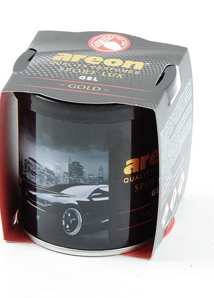 Освежитель гель консерва 80gr - "areon" - gel - sport lux - gold (золото) упак/тест (12шт/уп.)