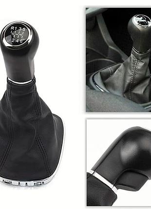 Ручка кпп з чохлом opel corsa d (2005-2014) plastic knob (6 speed) fxopl-20/6