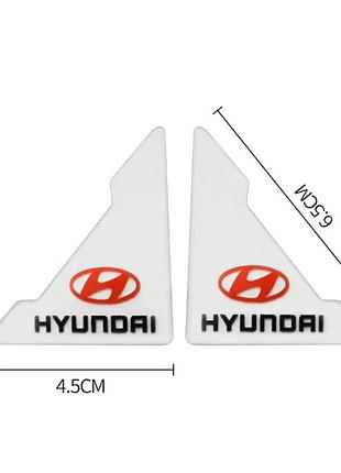 Пленка защитная для дверных кутов hyundai силиконовая прозрачная (4шт)