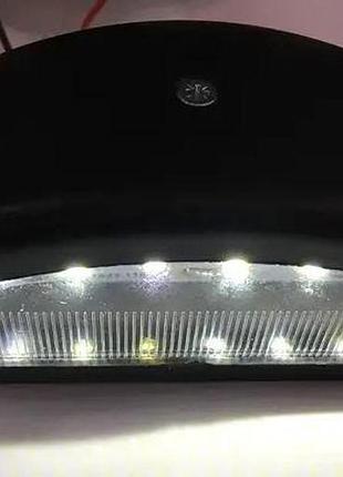 Подсветка номера 12/24v диодное 6 led черная "form plas" fr0215 турция (2шт./уп)