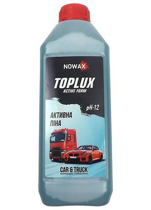 Активная пена 1l "nowax" nx01174 toplux active foam концентрат для б/с контактноими мойками