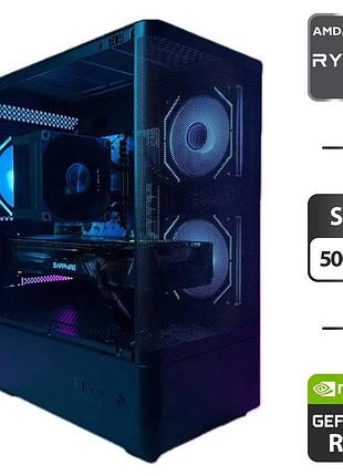 Игровой пк prologix lumi tower / amd ryzen 5 5500 (6 (12) ядер по 3.6 - 4.2 ghz) / 16 gb ddr4 / 500 gb ssd / nvidia geforce rtx