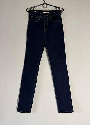 Темно-сині джинси levi's 724 high rise straight