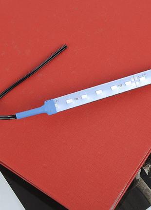 Лента 24v - 50см - синяя - (5630) - 2а 36led алюминий в силиконе