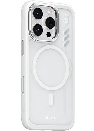 Tpu+pc чохол blueo frosted heat dissipation stand with magsafe для apple iphone 16 pro max (6.9")