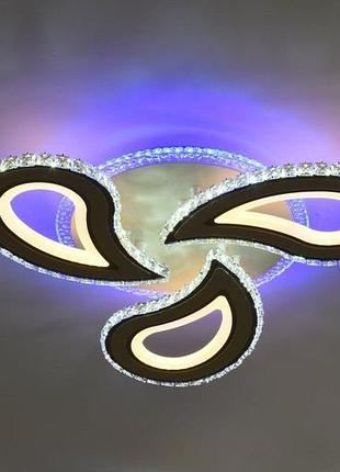 Люстра стельова valeso 55663/3 біла + хром, led