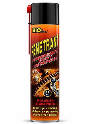 Смазка молибденово-графитное аэрозоль 400ml penetrant"bio-line"/ для резьб. соединений (жидкий ключ)
