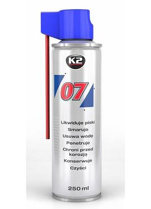 Мастило багатоцільове спрей 250ml "k2" - 07 k725 (24шт/уп)