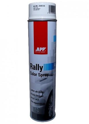 Лак акриловий білий глянець 600ml "app rally color" 210111 (12шт/уп)