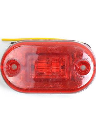 Габарит - червоний - 65х37мм - 12/24v led 2 діода - "yuceplast" - "yp-136" (10шт/уп)