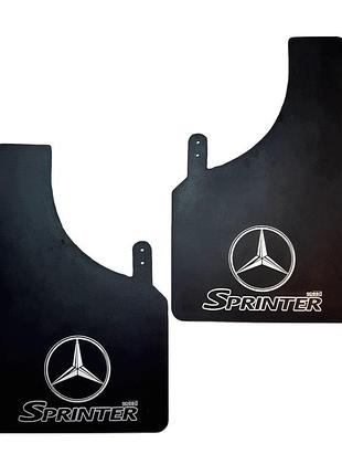 Брызговики "mercedes" большие + надпись "sprinter" 440x280 "speed master" (2шт)