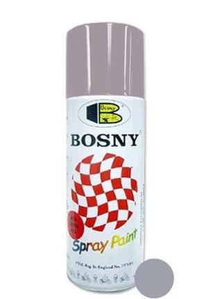 Фарба сіра - срібло 400ml "bosny" №22 (12шт/уп)