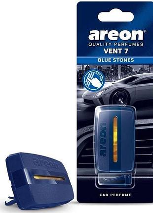 Освежитель гелевый на обдув - "areon" - vent 7 - blue stones (голубой камень) (12шт/72ящ)