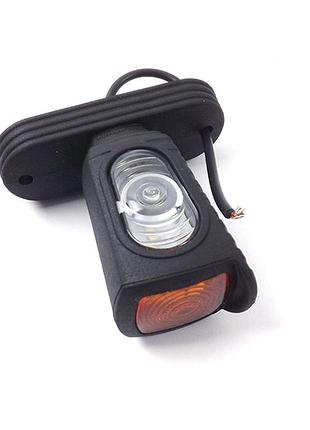 Габарит "ріжки" прямий 9,5см 12/24v червоний+білий+жовтий 2+2+2led "сeray" 202203-sk (4шт)