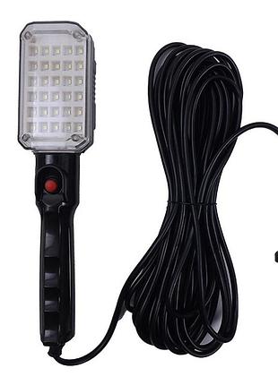 Переноска інспекційна plus 220в кабель 10м з вимк. 30 led elegant 101 536 (25шт/ящ)