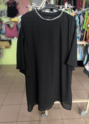 Сукня чорна коротка zara
