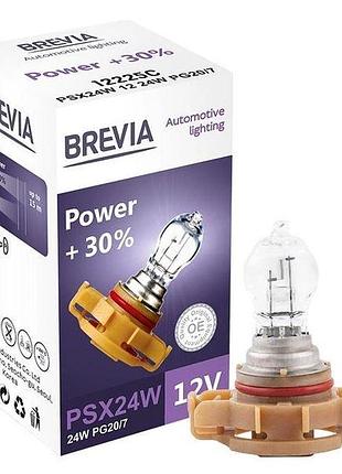 Лампа 12v (цок.pg20/7) psx24w + 30% "brevia" (12225c)