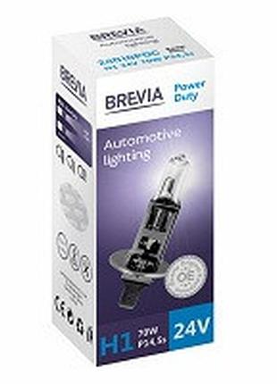 Лампа 24v h1 70w power duty "brevia" (1шт) (24010pdc) (10шт/уп) (500шт/ящ)