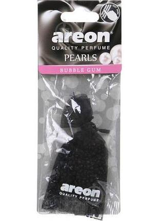 Освежитель силиконовые гранулы 25gr - "areon" - pearls - bubble gum-black (жуйка-блек) (12шт/72ящ)