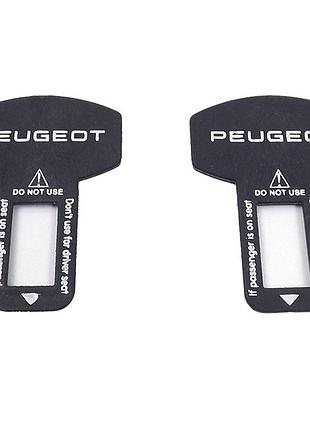 Заглушка ременя безпеки нейлон "peugeot" (2шт/уп)