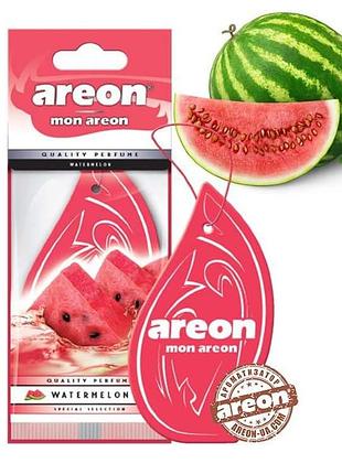 Освежитель сухой лист - "areon" - mon лист - watermelon (арбуз) (10шт/уп)