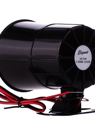 Сирена 6 тонів 25w elegant 101709 (50шт/ящ)