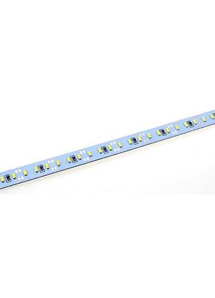 Лента алюминий 12v - 50см - белая - (4014) - 2а 72led в силиконе - эффект цельной ленты