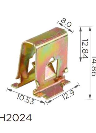 Скоба h2024 bmw (51437194187,51431928893,54210390587,54218195800) ( уп. 100 шт.)