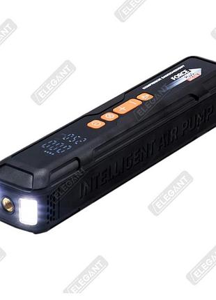 Компрессор elegant force plus 100015 - 12v/6000 mah/10атм 4-режимы/led фонарь/павербанкusb 5v-2.4a 4
