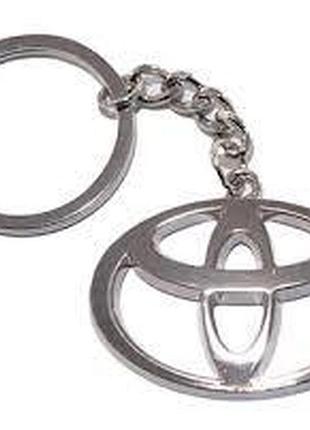Брелок для ключів toyota метал/хром