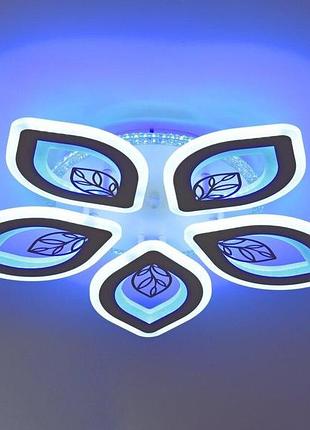 Люстра стельова valeso 55592/5 біла, led